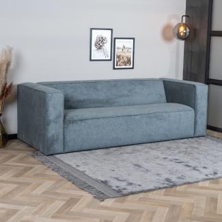 Bronx71 Sofa 3-Sitzer Memphis Stoff anthrazit