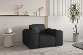 Sessel Designersessel CELES PREMIUM in Stoff Scala Schwarz