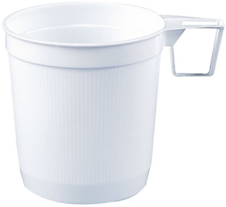 40 Kaffeetassen, PS 0,25 l Ø 8 cm · 8,5 cm weiss