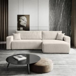 Lookway Ecksofa PRESTIGE XL L-Form Couch, mit Bettfunktion und Bettkasten