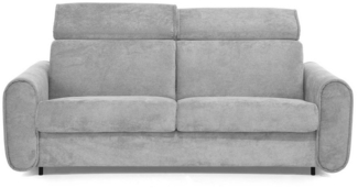 Beautysofa Schlafsofa Pavarti modernes Sofa mit italienischem Klappmechanismus und Matratze, mit Bettkasten, verstellbaren Kopfstützen und Schlaffunktion, in 3 Größen & 8 Farben