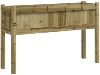 vidaXL Pflanzkübel mit Beinen 110x31x70 cm Kiefernholz Imprägniert 837572