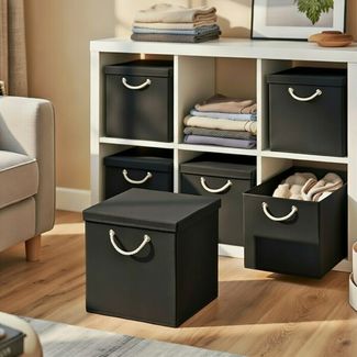 StickandShine Faltbox 5 Stück 30x30 cm perfekt für KALLAX – 19 trendige Farben zur Auswahl