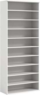 INOSIGN Schuhregal Trondheim Schuhregal Höhe 191cm, 1-tlg, für ca. 30 Paar Schuhe, offene Fächer, Schuhregal, Flur, Diele