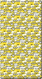 Global Labels Spannbettlaken Minions Renforcé Spannbetttuch Bello Bettlaken 100x200cm, Renforcé, Gummizug: Rundumgummizug, (1 Stück), Spannbettlaken für alle Minions Fans, Rundgummi, Baumwolle