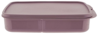 Michelino Vorratsdose mit Trennwand Brotdose – 1100 ml Frischhaltedose rechteckig Lila