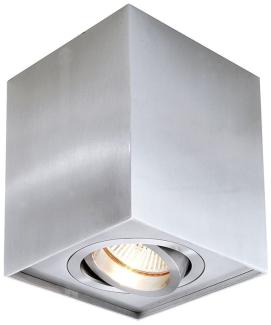 Deko-Light Deckenaufbauleuchte Dato, GU10, 50W, silber (122417)
