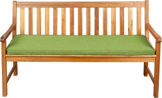 Gutekissen® Sitzkissen für Bank, Gartenschaukeln, Sitz, glatt. FK5 (100x30x5, Limette)