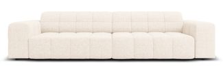 Micadoni Sofa Jennifer 4-Sitzer Chenille Helles Beige