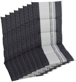 GO-DE Hochlehnerauflage Amalfi, (Set, 8 St), 118x48 cm