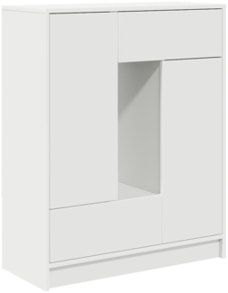 vidaXL Sideboard mit Schubladen und Türen Weiß 73x31x90 cm 861850