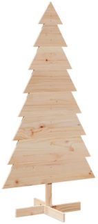vidaXL Weihnachtsbaum Holz zum Schmücken 150 cm Massivholz Kiefer 858192