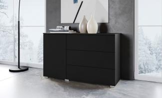 INOSIGN Sideboard PARIS (1 St), Moderne 110cm breite grifflose Kommode, vielseitig einsetzbar