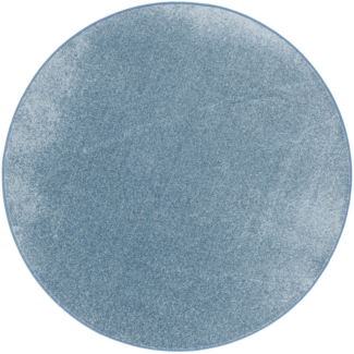 Snapstyle Veloursteppich Hochflor Velours Teppich Luna Rund, Rund, Höhe: 16 mm