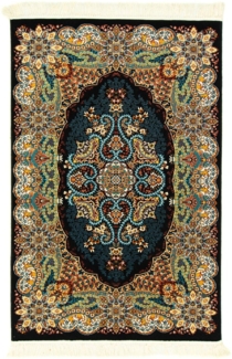Morgenland Orientteppich - Ahu - läufer - 200x80 - Schwarz