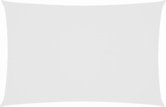 vidaXL Sonnensegel Oxford-Gewebe Rechteckig 2x4,5 m Weiß 135258