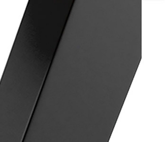 Feldmann-Wohnen Couchtisch Satis (wählbar aus 16 verschiedenen Tischplatten, 1-St, pulverbeschichtetes Gestell, besonders attraktiv, schlicht elegant), 110x60x50cm Couchtisch