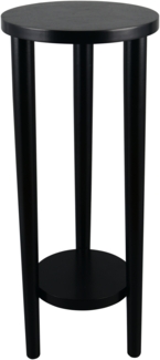 MIRRORS AND MORE 'Acta' Beistelltisch Holz, schwarz, Ø30x70cm