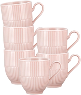 Seltmann Weiden Amina Henkelbecher 0,36 l 6er Set Rosé - DS