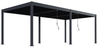 Oasis Pergola 3,6x7,2 m, anthrazit, Aluminium