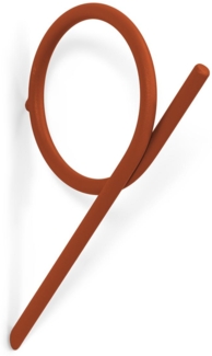 Spinder TUBA Small Wandhaken - Skandinavisches Design aus Stahl in Tuscan Terra