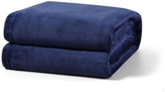 Wohndecke kuschelig warm, 2er Pack 150x200, Leonado Vicenti, Kuscheldecke flauschig weich, Einfarbig,2er Set