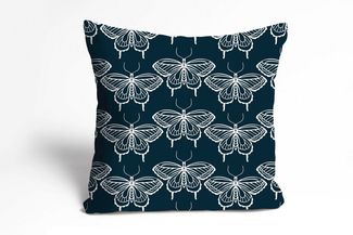 queence Kissenhülle Fabi, (1 Stück), Schmetterlinge