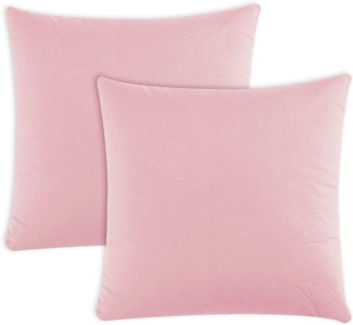 Müskaan Kissenbezug Kissenbezug 40x40 40x80 80x80 2er Pack Mikrofaser Kissenhülle, (2 Stück), mit Reißverschluss