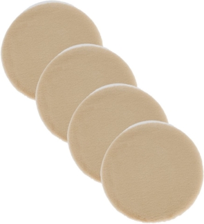 ASTRA Teppich Elda, rund, Höhe: 13 mm, runde Dekofelle im 4 er Set, kuschelweich, Wohnzimmer, Kinderzimmer