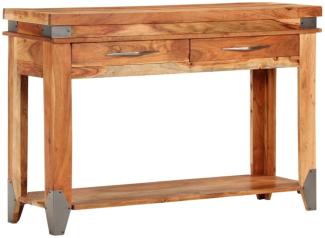 vidaXL Konsolentisch 110x34x74 cm Massivholz Akazie 338469