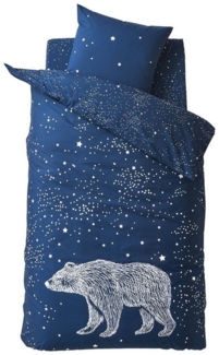 vertbaudet Bettbezug Kinder Bettwäsche-Set POLARSTERN mit Eisbär