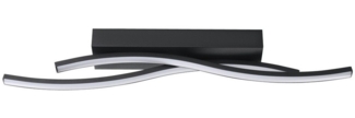 Eglo 75734 BEST CHOICE Deckenleuchte VILORIA Stahl schwarz LED 10,8W 3000K L:56. 5cm B:7cm H:8. 5cm
