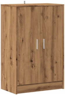 vidaXL Schuhschrank Artisan-Eiche 60x35x92 cm Holzwerkstoff 856699