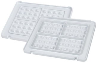 Genius Grillplattenaufsatz Genius 2 Stücke Waffelplatte Cerafit Edition, Zubehör Kontaktgrill, (Waffelplatten Set 2-tlg, Waffelplatte Set 2-tlg), Antihaft-Beschichtung