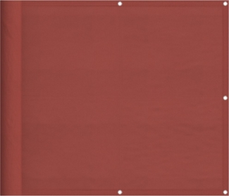 vidaXL Balkon-Sichtschutz Terrakotta 90x1000 cm 100 % Polyester-Oxford 42002089