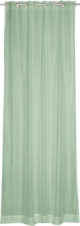 SCHÖNER WOHNEN-Kollektion Vorhang SOLID Transparenter Ösenvorhang (1 St), Öse, Polyester, 140x250 cm in Grün