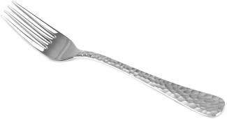 Solex Lena Besteckset 6 Stück Dessertgabel Hammerschlagoptik