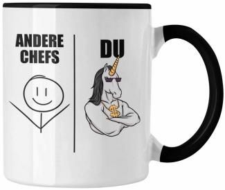 Trendation Tasse Trendation - Bester Chef Geschenke Lustig Tasse mit Spruch für Chef Ka