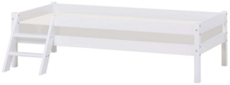Home affaire Jugendbett ECO One, Kinderbett mit Rausfallschutz und Leiter, 3 Farben/Matratze wählbar