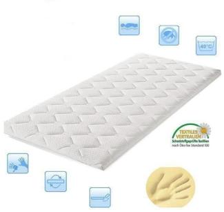 Viscoschaum Topper 'Basic Pik' 100x200 cm mit Kernhöhe 6 cm