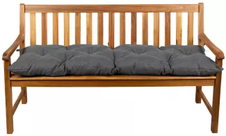 Gutekissen® Bankauflage Stuhlkissen Hollywoodschaukel Garten LS (140x60, Dunkelgrau)