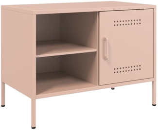 vidaXL TV-Schrank Rosa 68x39x50,5 cm Stahl 842996
