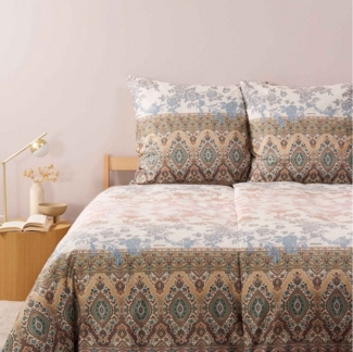 Bassetti Bettwäsche AGRIGENTO, Satin, aus Baumwollsatin mit Reißverschluss