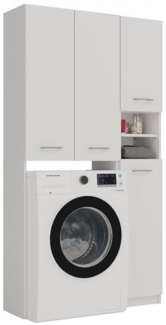 MAGOWA Waschmaschinenumbauschrank Badezimmer-Schrank-Set – Säulenregal + Waschmaschinenschrank (Badezimmer-Set, 2-teilig) Optimaler Stauraum