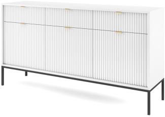 Kommode Nova Sideboard 154cm weiß 3-türig MDF