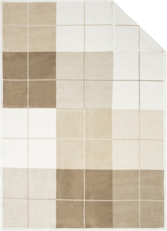 Wohndecke Wohndecke Amalfi, IBENA, im zeitlosen Karo-Design