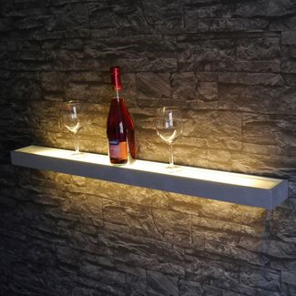 s.luce Cusa LED-Lichtboard Wandleuchte Up & Down Aluminium 100cm