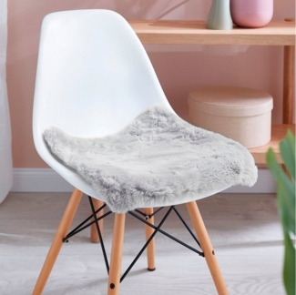 LUXOR living Stuhlkissen Sitzauflage Novara, Kunstfell, rund oder eckig, sehr weich, auch als 4er Set bestellbar