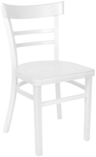 einrichtungsdesign24 Küchenstuhl Küchenstuhl Laura farbiger Holzstuhl Esstisch Esszimmer Retro Vintage, Gestell Massivholz