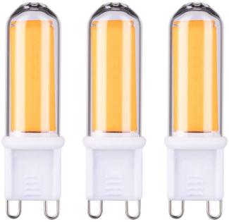 Paulmann 29045 Standard 230V LED Stiftsockel G9 230V 3er-Pack 3x4,6W 3x470lm Klar Glas 2700K - Warmweiß Leuchtmittel
